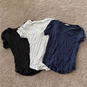 Z Supply Navy V-Neck Tee